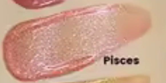 Mini Bella Cosmetics Pisces lip gloss color swatch